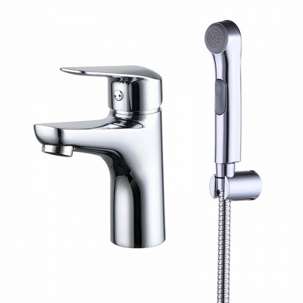 Смеситель раковина IDDIS Torr с гигиеническим душем TORSB00i08