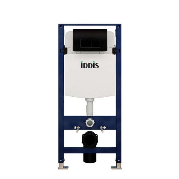 Система инсталляции IDDIS Optima Home 2 в 1 инст. и клавиша смыва OPH00MBi32K черная