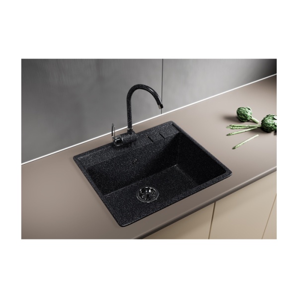 Мойка MIXLINE ML-GM15 черная (308) 500*560*180мм