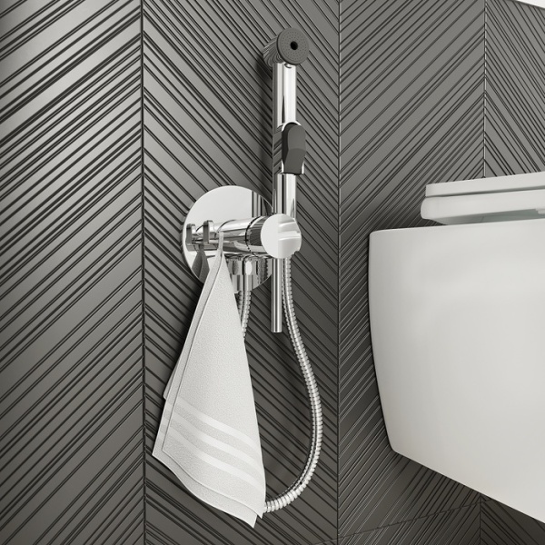 Смеситель встраиваемый IDDIS Spring с гигиеническим душем 003SBR0i08