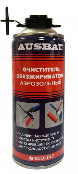 Очиститель монтажной пены AUSBAU 650мл.