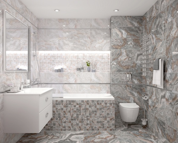 Керамогранит 600*600 Laparet Gray серый полированный