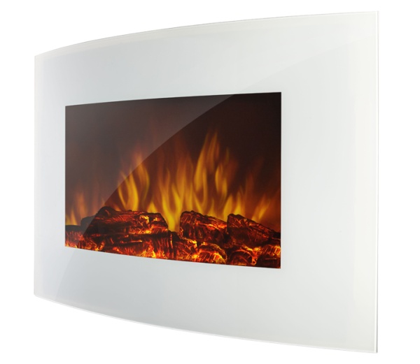 Электрокамин EFP/W-1200URLS White 2,0кВт, 220В, 885х560х135мм, панорама, белый Electrolux