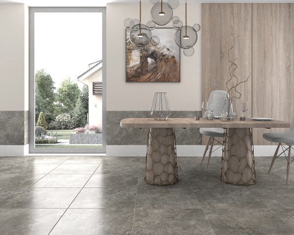 Керамогранит 600*600 Laparet Циркон серый обрезной SG645620R
