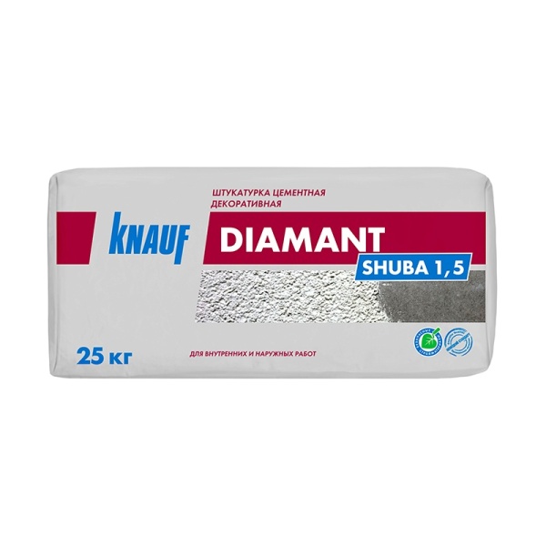 Штукатурка KNAUF Диамант "Шуба 1,5мм" 25 кг