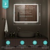 Зеркало MIXLINE 800*600 "Норма" сенсорн.выключатель, светодиодная подсветка