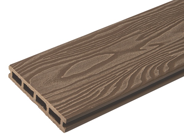 Террасная доска 25*150*4000мм 3D TalverWood брашинг орех 