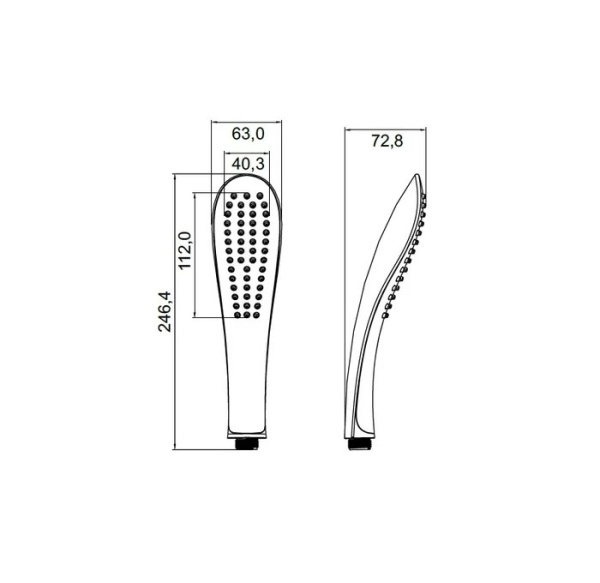 Лейка д/душа 020 IDDIS 0201F00I18