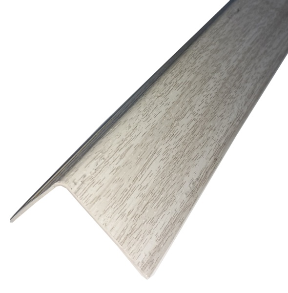 Панели пласт  угол ясень белый 20*12 торцевой (арочный) 2,7м Идеал