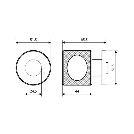 Ручка дверная АЛЛЮР АРТ MAXIMA MAB 5830  мат.бронза 16562 