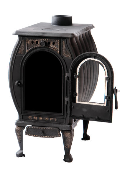 Печь отопительно-варочная СИБИРЬ  чугун, 120м3, D120, НМК