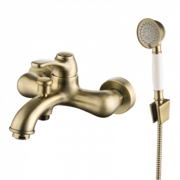 Смеситель ванна IDDIS Oldie бронза короткий излив OLDBR00i02