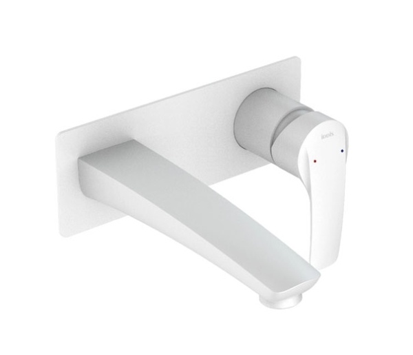 Смеситель встраиваемый IDDIS Ray для умывальника белый матовый RAYWT00i65