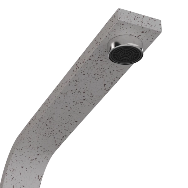 Смеситель кухня MIXLINE ML-GS14 (328) бежевый высокий излив