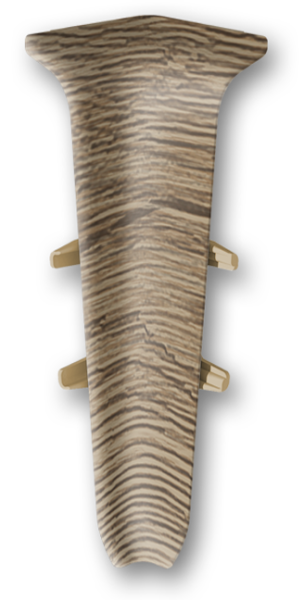 Плинтус пластик каб/канал 85мм Идеал Деконика 211 Дуб рустик  угол внутренний