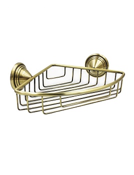 Полка угловая металл BRONX gold BXG-65709A