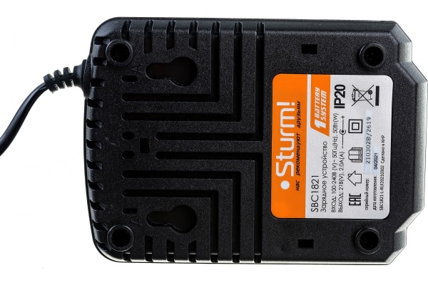 Зарядное устройство SBC1821 18В, 2А, Sturm! 1BatterySystem