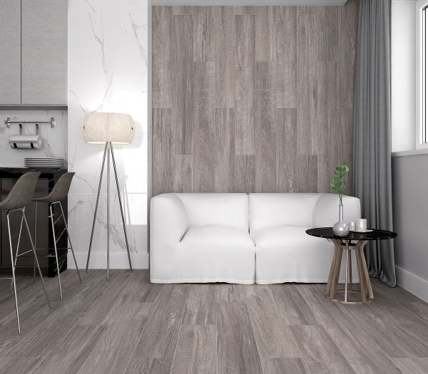 Керамогранит 200*1200 Laparet Rainwood оливковый SG516900R8
