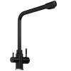 Смеситель кухня MIXLINE ML-GS13 (308) черный с выходом для питьевого фильтра