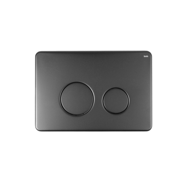 Клавиша смыва механическая, матовый графит, Unisteel, IDDIS UNSR2GMi77