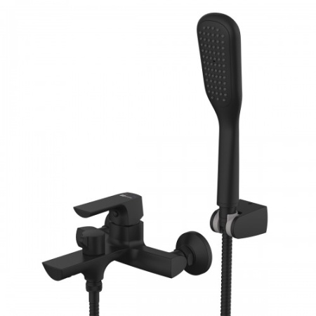 Смеситель ванна Лемарк URSUS LM7214BL черный с коротким изливом