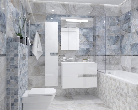 Керамогранит 600*600 Laparet Blues голубой полированный