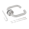 Комплект ручек СТАНДАРТ 0203 SS (35-70) INOX нержавеющая сталь 14871