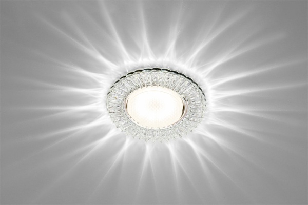 Светильник потолочный GX53 LED-23 прозрачный 00-0502