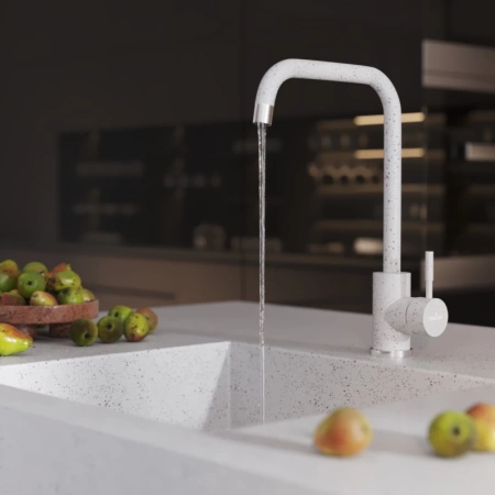 Смеситель кухня MIXLINE ML-GS12 (328) бежевый 