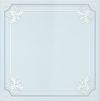Плитка пол 40.2*40.2 KERAMA MARAZZI Петергоф голубой декор AD/B315/SG1545