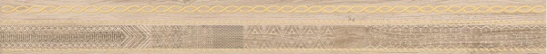 Плитка 60*600 Laparet Amber бордюр бежевый 