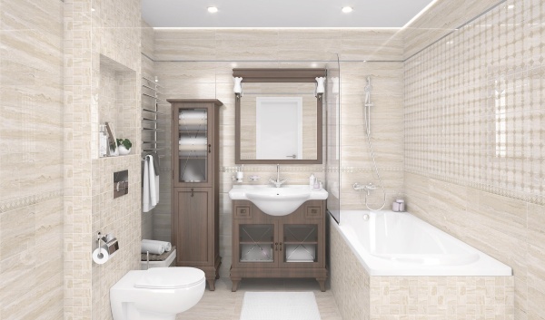 Плитка 200*600 Laparet Glossy бежевый 60111 