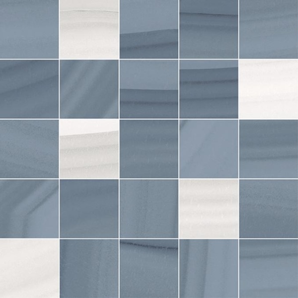 Плитка 250*500 Laparet Space декор мозаичный синий MM34104