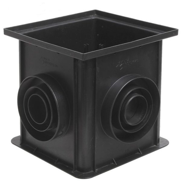 Дождеприёмник (черный), 0,312*0,312*0,300м.