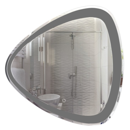 Зеркало MIXLINE D700 "Эдда" сенсорн.выключатель, с гравировкой