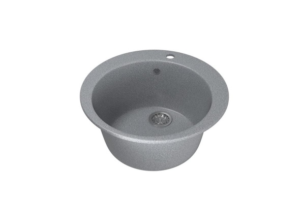Мойка MIXLINE ML-GM13 круглая темно-серая (309) 495мм