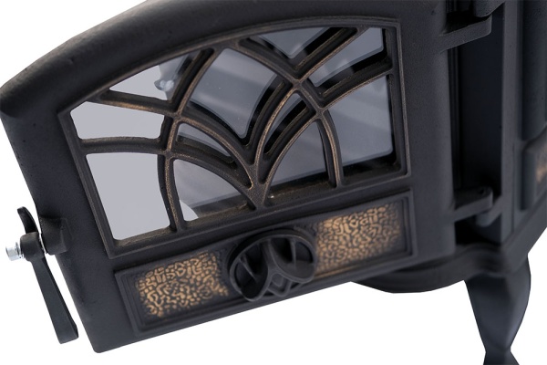 Печь-камин СИБИРЬ-7 чугун, 125м3, D115, НМК