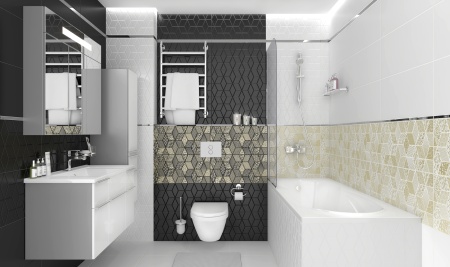 Плитка 300*600 Laparet Tabu Discrete декор черный