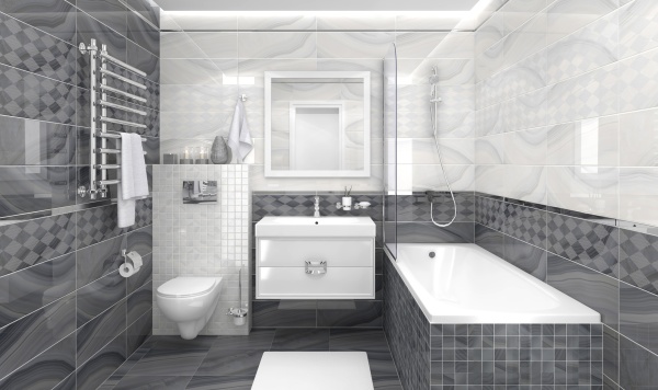 Плитка 200*600 Laparet Agat Lines декор кофейный