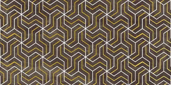 Плитка 300*600 Laparet Crystal Fractal декор коричневый