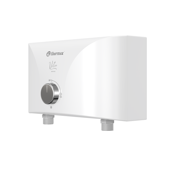 Водонагреватель проточный THERMEX Vetro 6500 combi, 6,5кВт, кран+душ