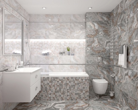 Керамогранит 600*600 Laparet Gray светлый полированный
