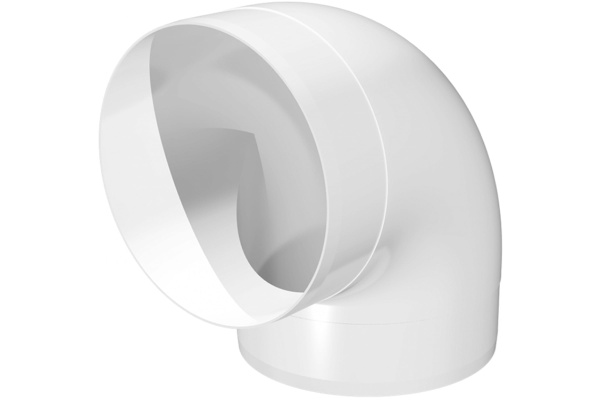 Колено круглое d=150 мм ЭРА 15ККП 