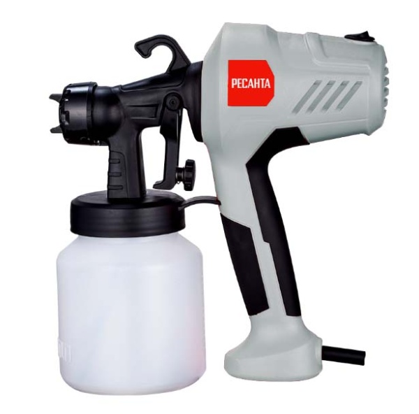 Краскопульт ЭКП-400, 400Вт, для краски ВД, 0,8л, 80DIN, 0-700мл/мин Ресанта