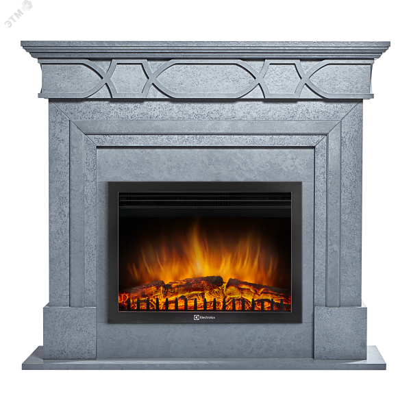 Портал для камина Antico 30, 1260х1030х340мм, 33кг, серый Electrolux