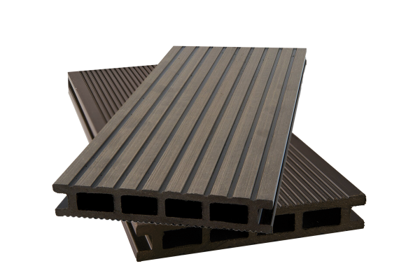 Террасная доска ДПК 26*150*4000мм TAVOLA ECO вельвет крупный брашированная венге 