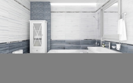 Плитка 60*600 Laparet Zen бордюр бежевый