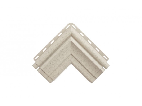 Сайдинг виниловый угол наличника модерн белый 0,32х0,32м