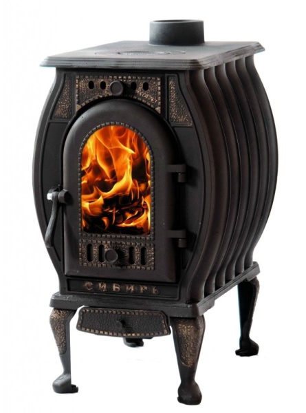 Печь отопительно-варочная СИБИРЬ  чугун, 120м3, D120, НМК