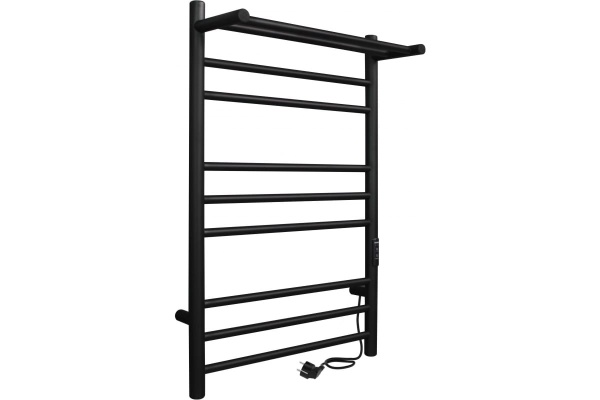 Полотенцесушитель Line Trinity с полкой 80/40 электро INDIGO черный